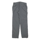 COLUMBIA Womens Polyester Grey Regular Zip Trousers W30 L30 Outdoor Hiking