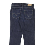 LEVI'S Womens Regular Fit Jeans Blue Denim W26 L24 Classic Cotton Blend Zip