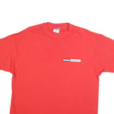 HANES Mens Red Borland Connections Graphic T-Shirt XL Short Sleeve Crew Neck