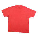 HANES Mens Red Borland Connections Graphic T-Shirt XL Short Sleeve Crew Neck