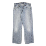 LEVI'S 501 Mens Jeans Blue Regular Straight Denim Medium W30 L30 Button Closure