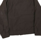 WOOLRICH Mens Brown Polyester Blend Zip Jacket XL Casual Outdoor Classic
