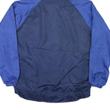 NIKE Mens Blue Yellow Águilas Sports Zip Jacket L Polyester Blend Colourblock