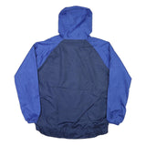 NIKE Mens Blue Yellow Águilas Sports Zip Jacket L Polyester Blend Colourblock