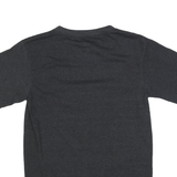 CRAZY APPAREL Mens Black Alaska Graphic T-Shirt S Short Sleeve Crew Neck Cotton