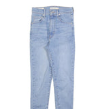LEVI'S Womens Jeans Blue Slim Skinny Denim Light W26 L30 Classic Zip Closing