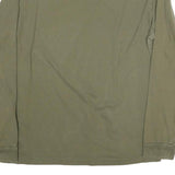 LEVI'S Mens Green Graphic Long Sleeve Crew Neck T-Shirt S Cotton Blend Casual