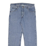 WRANGLER Mens Regular Fit Blue Denim Jeans Zip W32 L28 Classic Comfortable
