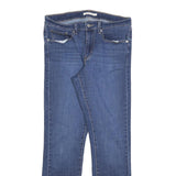 LEVI'S Womens Classic Blue Straight Denim Medium W30 L30 Cotton Zip Jeans