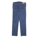 LEVI'S Womens Classic Blue Straight Denim Medium W30 L30 Cotton Zip Jeans