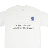 CENTER CUT Mens White XL Short Sleeve Crew Neck Graphic T-Shirt Cotton