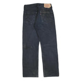 LEVI'S 501 Mens Jeans Black Regular Straight Denim Fair W31 L29 Button Closure