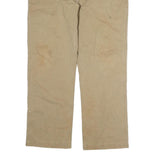 CARHARTT Mens Beige Regular Fit Straight Leg Cotton Trousers W38 L30 Workwear