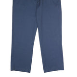 DICKIES Mens Polyester Blend Navy Classic Straight Trousers W40 L32 Workwear Zip
