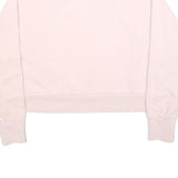 NIKE Womens Pink 2XL Crew Neck Sweatshirt Cotton Blend Pullover Casual Wear