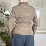 Weekend By Max Mara Jacket - Small Beige Polyester