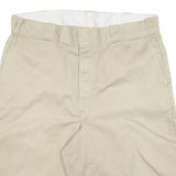 DICKIES Mens Shorts Beige XL W38 Cotton Blend Casual Plain Workwear