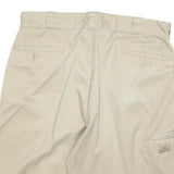 DICKIES Mens Shorts Beige XL W38 Cotton Blend Casual Plain Workwear