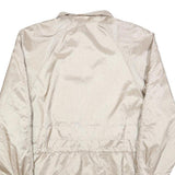 IZZI Womens Beige Lightweight Jacket L Polyester Blend Zip Plain Fashion