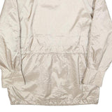 IZZI Womens Beige Lightweight Jacket L Polyester Blend Zip Plain Fashion
