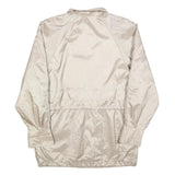 IZZI Womens Beige Lightweight Jacket L Polyester Blend Zip Plain Fashion