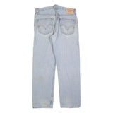 LEVI'S 505 Mens Jeans Blue Regular Straight Denim Light W34 L30 Classic Zip