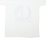 BEACH CLUB Mens White St. Thomas Sailboat Graphic T-Shirt L Short Sleeve Crew