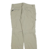 COLUMBIA Womens Polyester Blend Beige Regular Fit Straight Trousers W32 L32