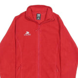 HELLY HANSEN Womens Red Fleece Jacket S Polyester Zip Casual Outdoor Warmth