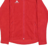 HELLY HANSEN Womens Red Fleece Jacket S Polyester Zip Casual Outdoor Warmth