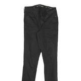 CALVIN KLEIN JEANS Womens Black Slim Skinny Denim Raw W26 L27 Stretch Cotton