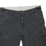 CARHARTT Mens Shorts Black Cargo M W30 Durable Cotton Blend Workwear