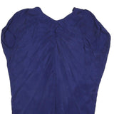 ALL SAINTS Womens Blue Rayon Day Dress Sleeveless V-Neck UK 10 Elegant Soft