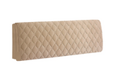 Anycozy Headboard Cover Khaki Diamond Pattern Super Soft Smooth Quilted Velvet Bed Back Dust Protector Cover 170x70cm