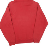 Mens Red Saratoga Falcons Hoodie Pullover S Cotton Casual Sportswear