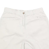 KIM RODGERS Womens White Casual Cotton Blend Shorts S W28 Comfortable Summer