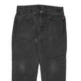 LEVI'S Mens Jeans Black Relaxed Straight Denim Medium W35 L28 Classic Fit