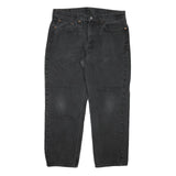 LEVI'S Mens Jeans Black Relaxed Straight Denim Medium W35 L28 Classic Fit