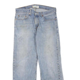 LEVI'S Womens 529 Regular Straight Denim Light Blue W31 L30 Classic Fit Zip Fly