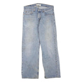 LEVI'S Womens 529 Regular Straight Denim Light Blue W31 L30 Classic Fit Zip Fly