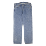 LEVI'S 501 Mens Jeans Blue Regular Straight Denim Medium W38 L32 Classic Fit