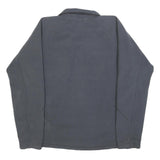 BERGHAUS Mens Black Outdoor Pullover Plain 1/4 Zip Polyester Jumper S