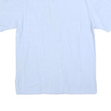 GO WEST Mens Blue Cotton Blend Shirt S Casual Short Sleeve Button Pocket