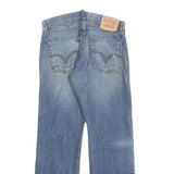 LEVI'S 514 Slim Mens Jeans Blue Slim Straight Denim W31 L30 Distressed