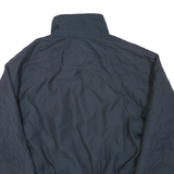 FILA Womens Navy Quilted Jacket L Polyester Blend Zip Casual Sportswear