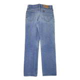 LEE Womens Regular Fit Blue Denim Jeans W27 L29 Classic Cotton Blend Zip