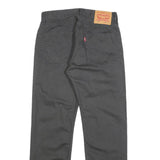 LEVI'S 505 Mens Jeans Black Regular Straight Denim Medium W30 L30 Classic Fit