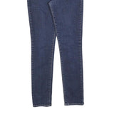 LEVI'S Womens Slim Blue Denim Jeans W30 L32 Stretch Cotton Blend Zip Closure