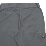 DICKIES Mens Shorts Grey Casual L W36 Workwear Pockets Polyester Blend