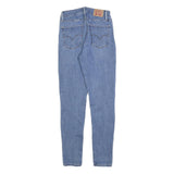 LEVI'S 721 Womens Jeans Blue Slim Skinny Denim Medium W27 L30 Stretch Zip